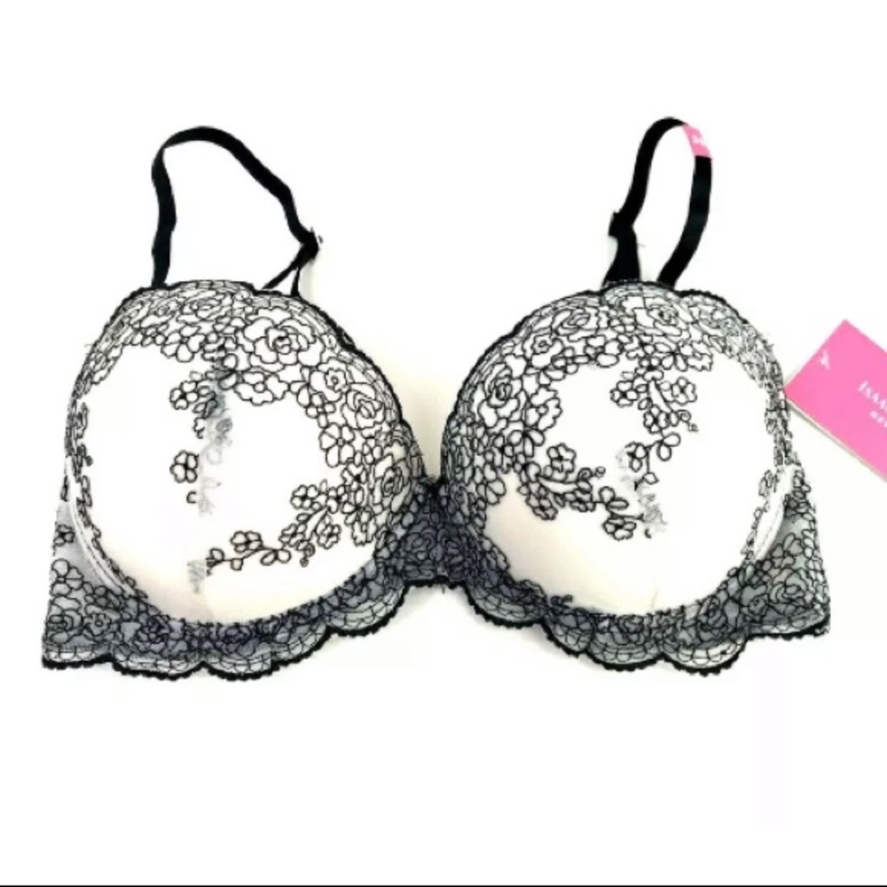 Isaac Mizrahi Push-Up Strapless Optional Bra 34C